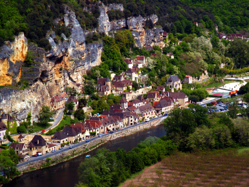Photo of La Roque Gageac, Dordogne, France, by John Hulsey
